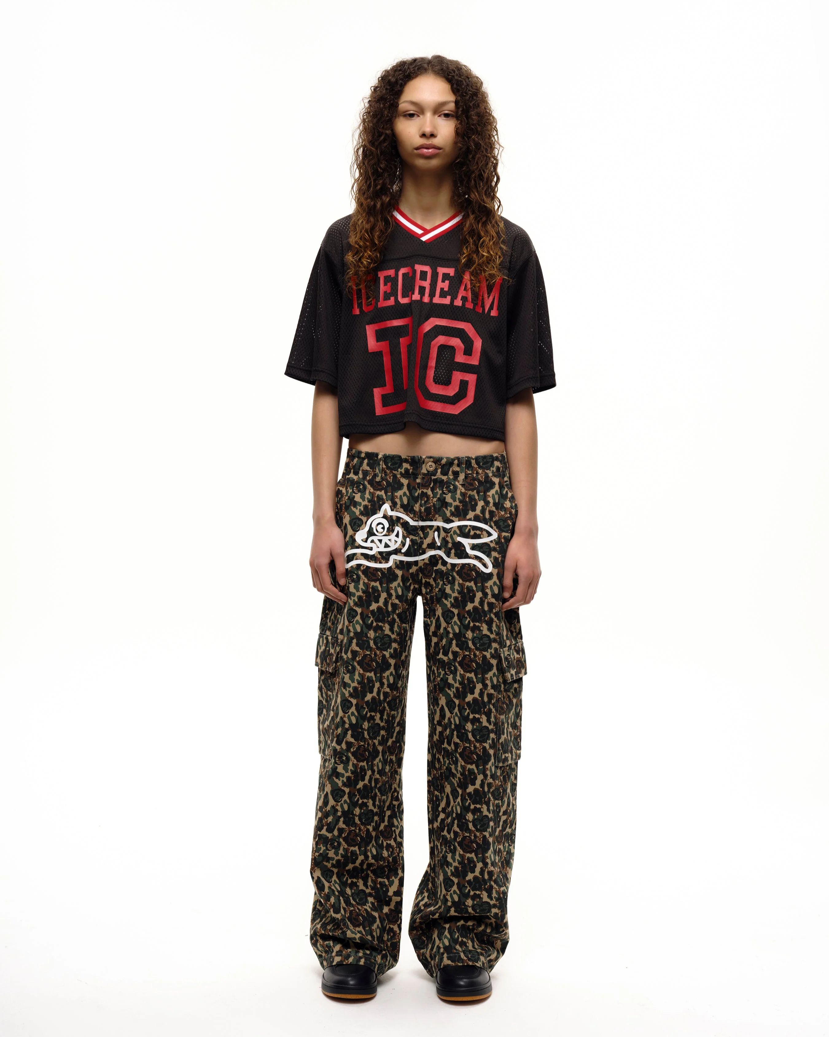 Womens Cropped Football Jersey - Macdery