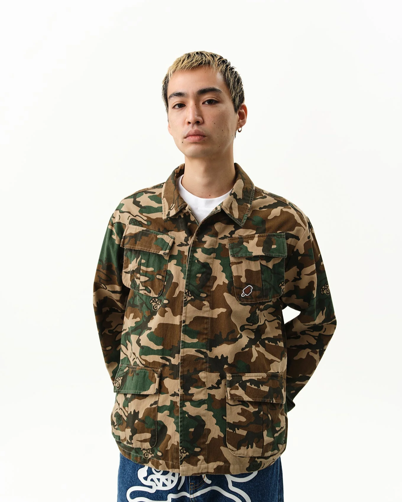 Running Dog Woodland Camo Field Jacket - Macdery