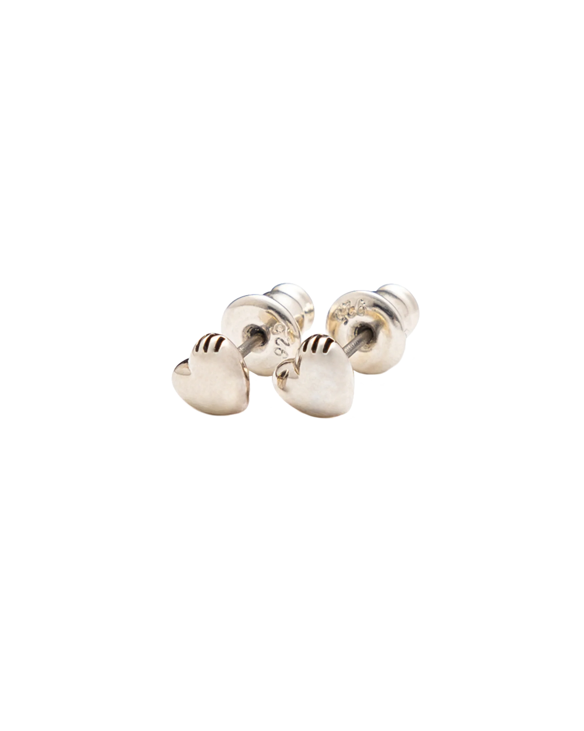 Heart Silver Earrings - Macdery