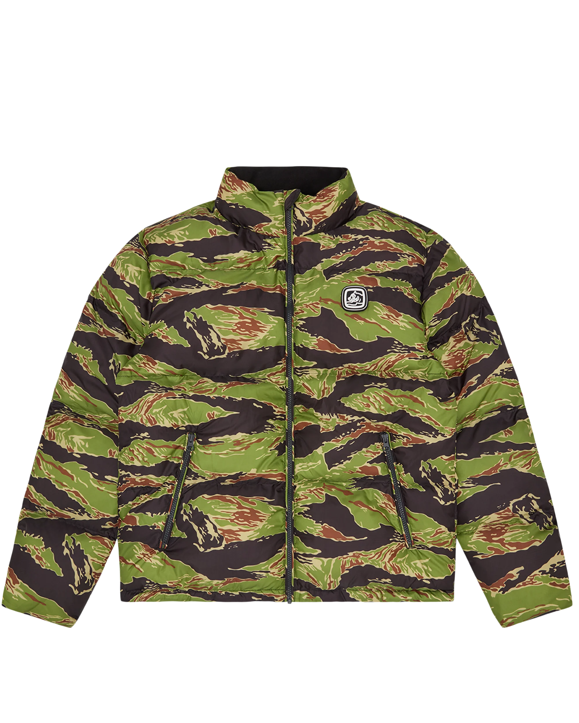 Tiger Stripe Puffer Jacket - Macdery